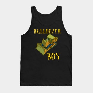 Bulldozer Boy For Kids and toddlers Tank Top